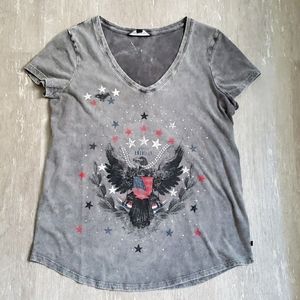 Rock & Republic Patriotic V-neck Tshirt